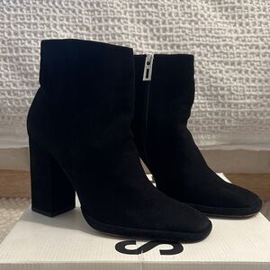 SCHUTZ suede  Block Heeled Boots